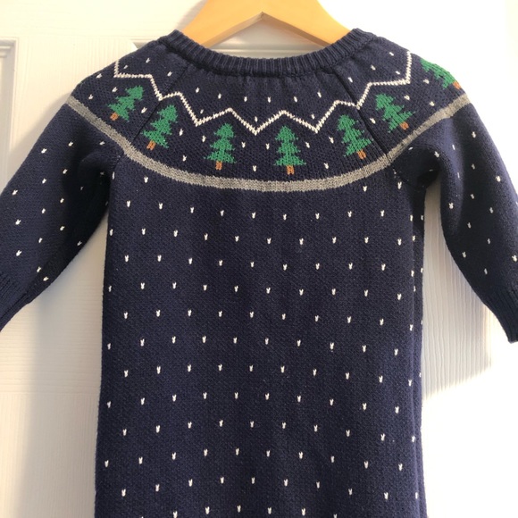 Tannenbaum Sweater Romper 🌲 Hanna Andersson - Picture 5 of 8